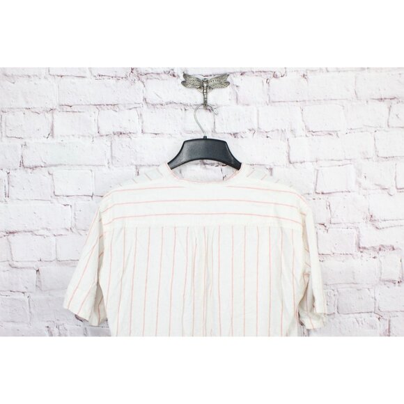 LL Bean Signature Linen Blend Dress Sailcloth Faded Orange Size S - Picture 4 of 12